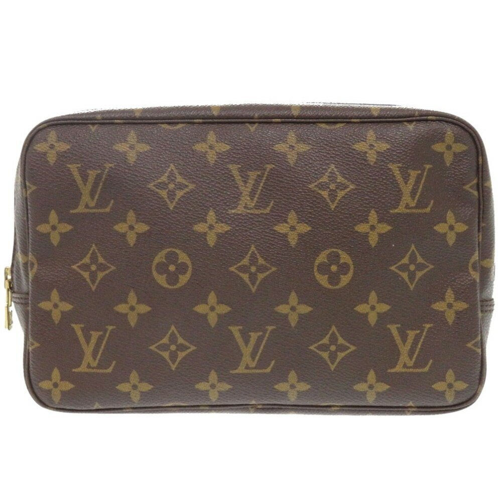 LOUIS VUITTON Brown Monogram Pouch